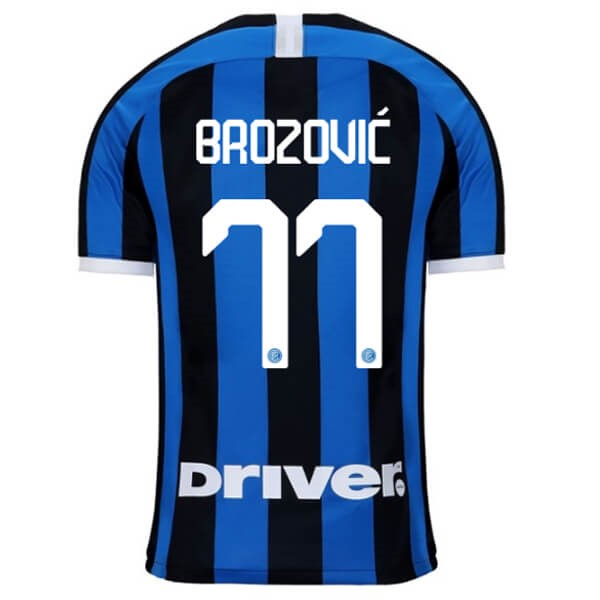 Trikot Inter Milan NO.77 Brozovic Heim 2019-20 Blau Fussballtrikots Günstig